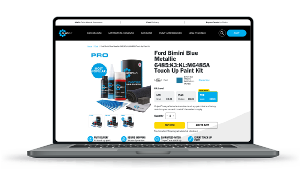 New website design for Chipex