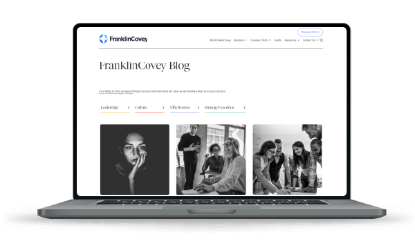 Custom Blog for FranklinCovey's website