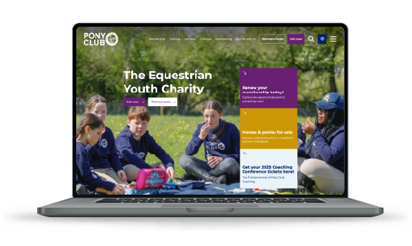 New Website for the Pony Club
