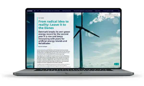 Siemens online publication Engineering Innovation