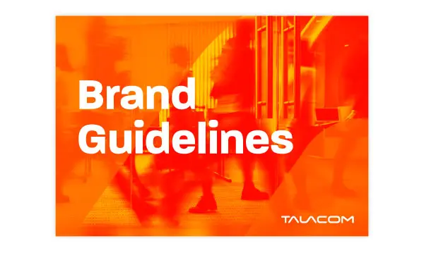Brand Guidelines exert created for Talacom