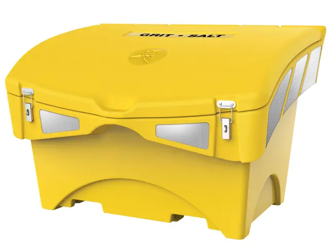 Image of a closed Grit Bin